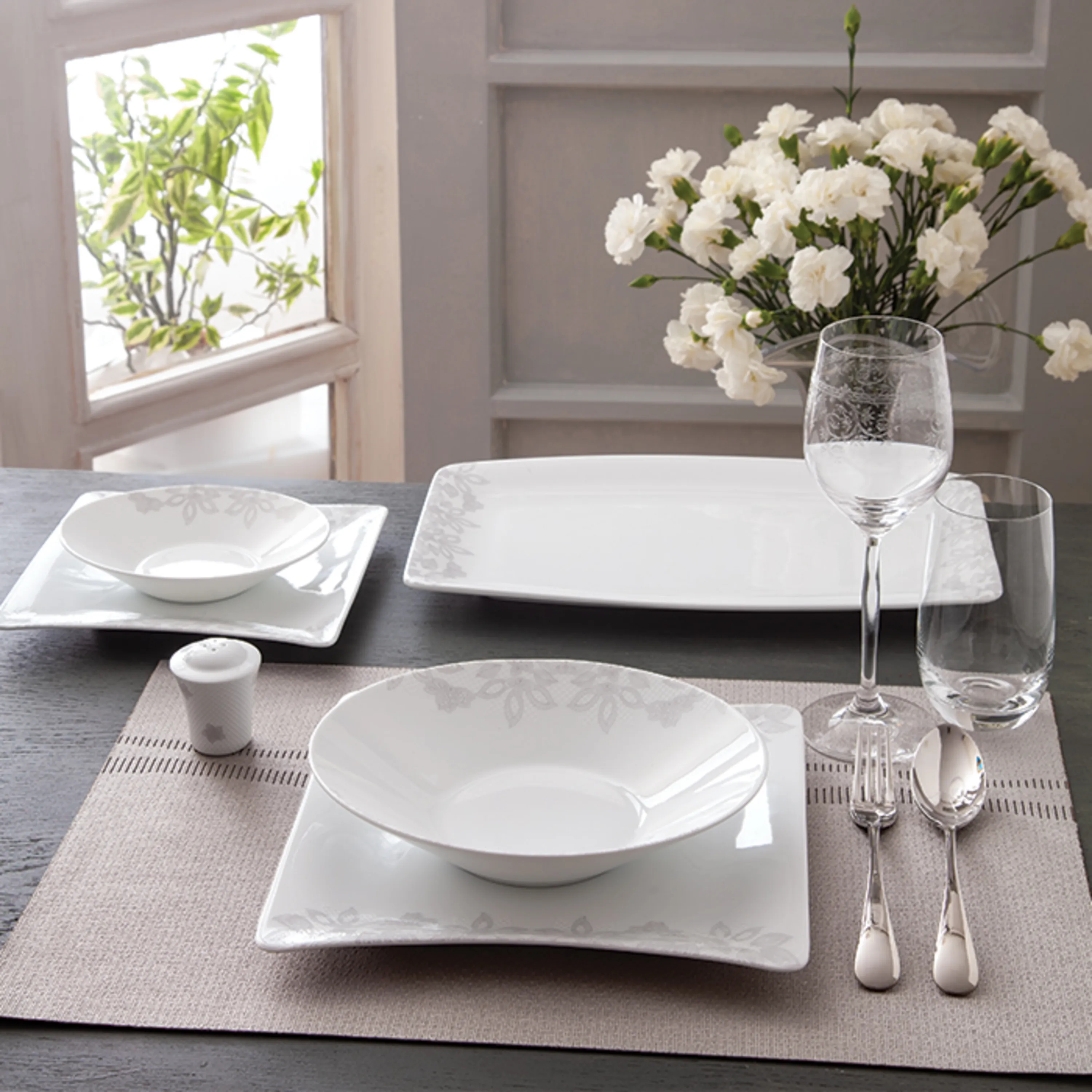 سرویس چینی زرین 6 نفره  30 پارچه غذاخوری حریر